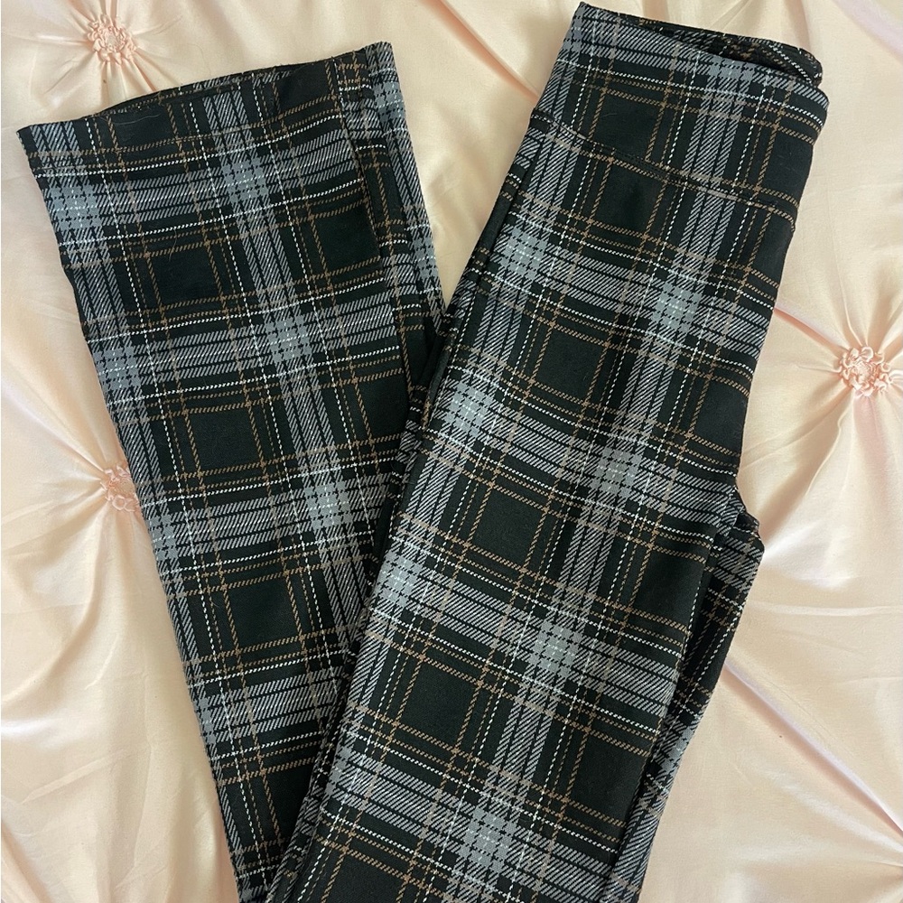 Forever 21 high waisted flare leggings